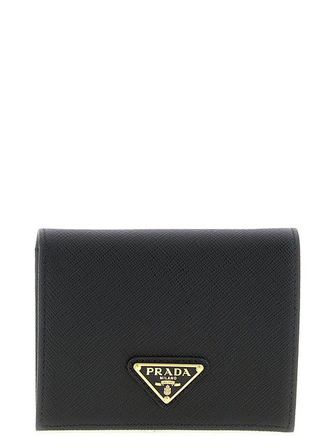 Prada Logo Leather Wallet