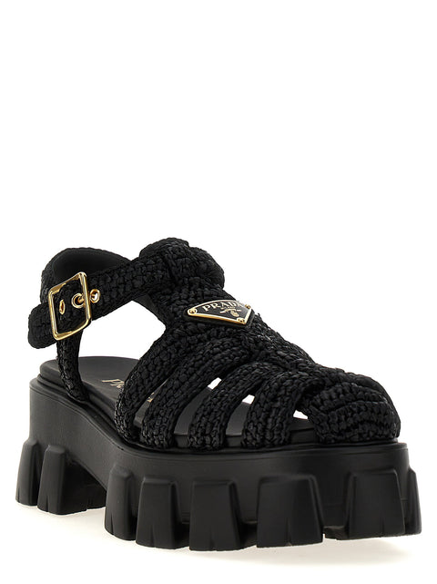 Prada Monolith Sandals