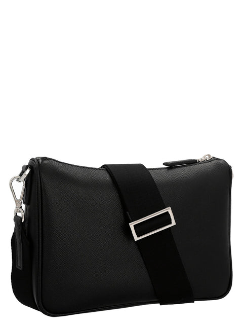 Prada Re-nylon & Saffiano Crossbody Bag