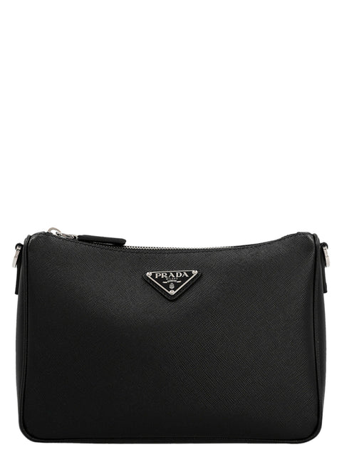 Prada Re-nylon & Saffiano Crossbody Bag