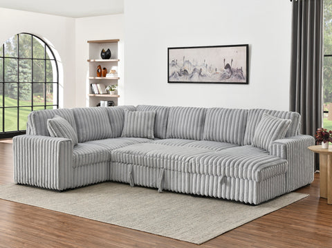 Premium Oversized U-Shape Sleeper Sectional Sofa