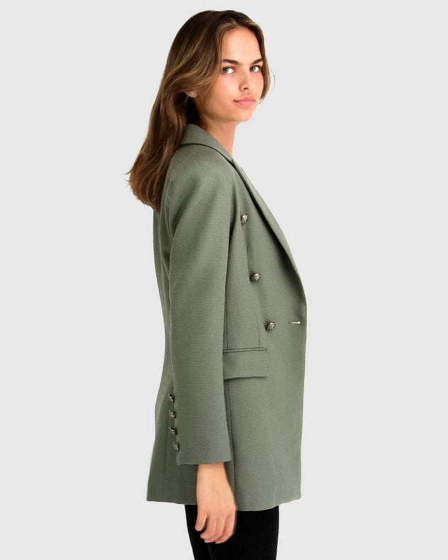 Princess Polina Textured Weave Blazer-Blazer-belle & bloom-S-Urbanheer