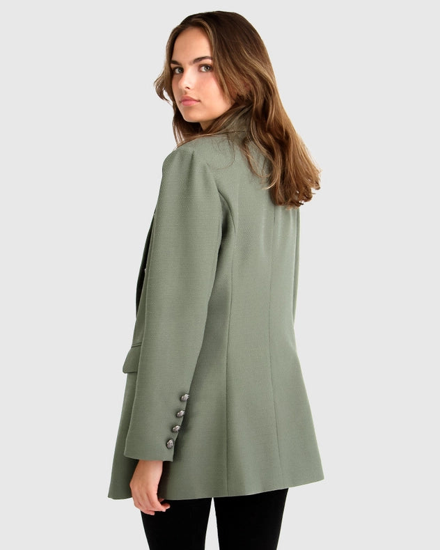 Princess Polina Textured Weave Blazer-Blazer-belle & bloom-S-Urbanheer