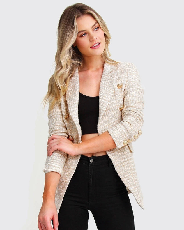 Princess Polina Tweed Blazer-Blazer-belle & bloom-S-Urbanheer