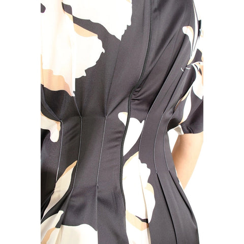 Print Pleated Jumpsuit BLACK MULTI-Clothing Jumpsuits-Mulla-S-BLACK MULTI-Urbanheer
