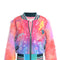 Printed Bomber Jacket W/Faux Fur Sleeves-Jacket-Hannah Banana-12M-purple multi-Urbanheer