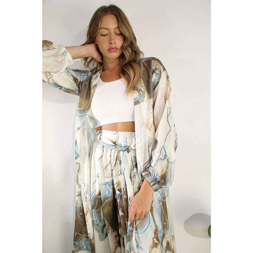 Printed Cardigan Pants Set-Set-Mulla-S-MULTI-Urbanheer