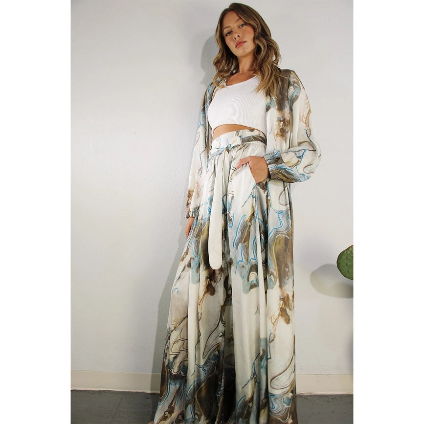 Printed Cardigan Pants Set-Set-Mulla-S-MULTI-Urbanheer