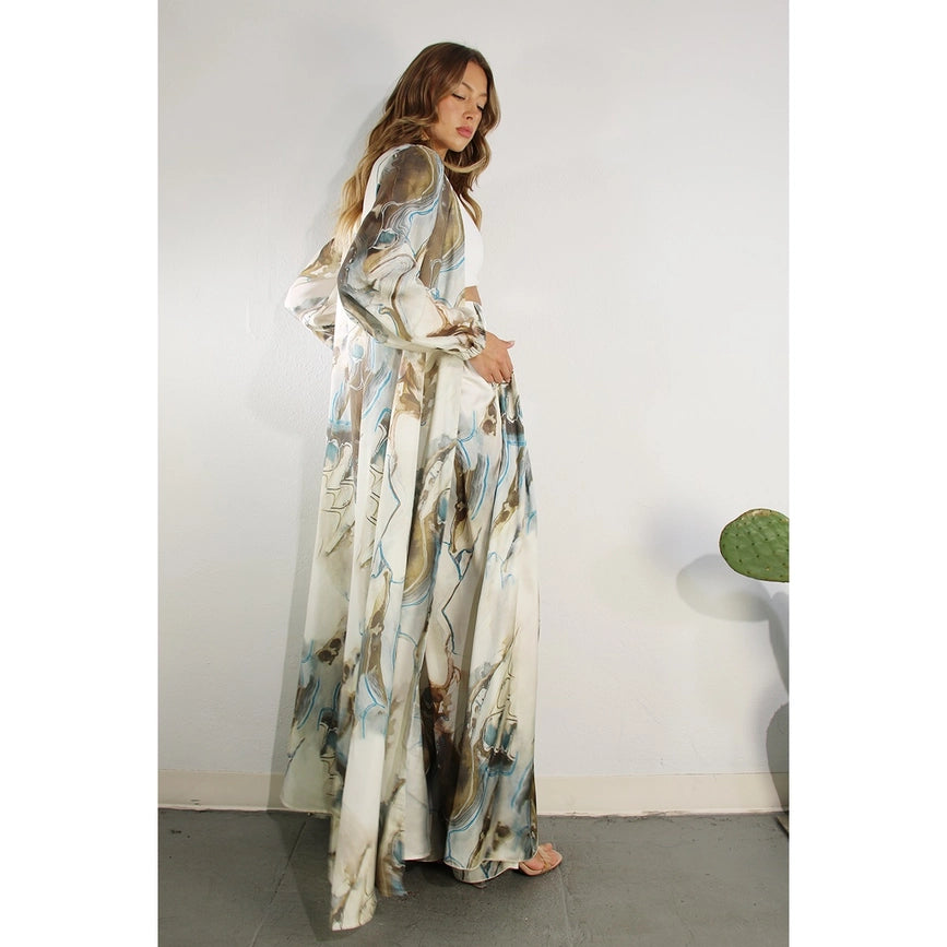 Printed Cardigan Pants Set-Set-Mulla-S-MULTI-Urbanheer