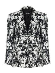 Printed Double Breasted Jacket-Jacket-NOCTURNE-XS-Multi-Colored-Urbanheer