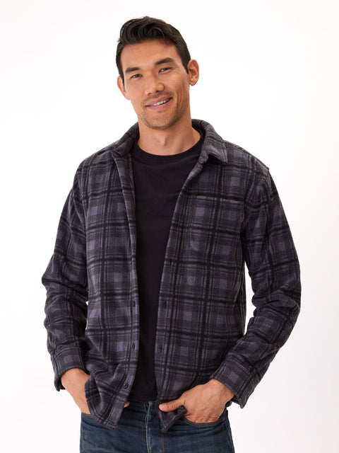 Printed Fleece Shirt