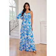 Printed Maxi Dress-Dress-Chicways-S-BLUE-Urbanheer