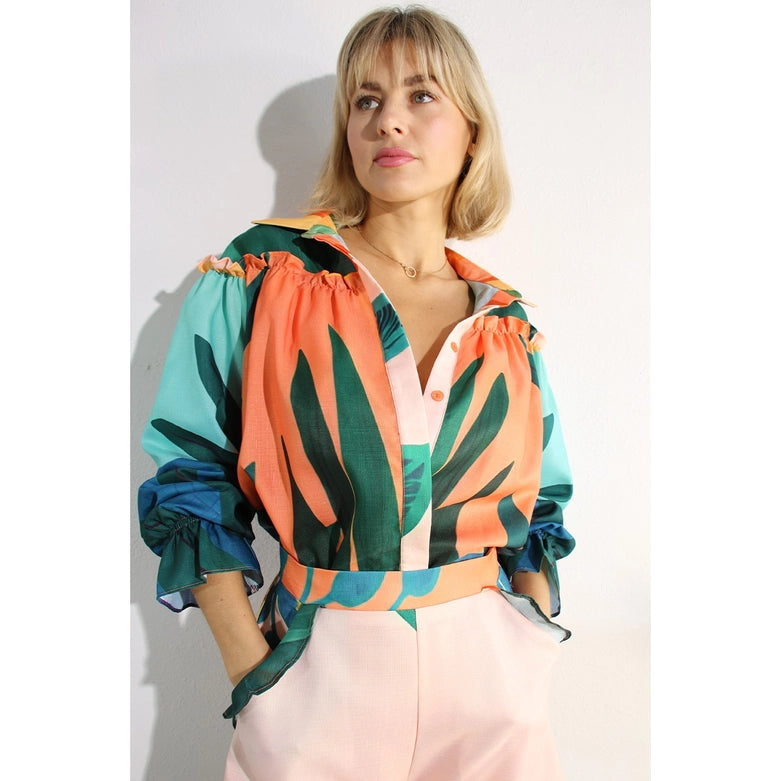 Printed Short Set-Set-Mulla-S-MULTI-Urbanheer