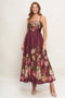 Printed Woven Ankle Dress