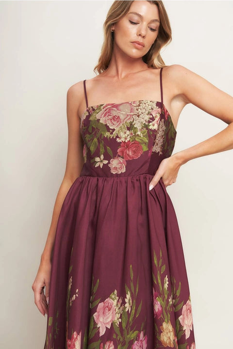 Printed Woven Ankle Dress