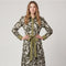 Printed Woven Midi Dress