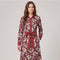 Printed Woven Midi Dress