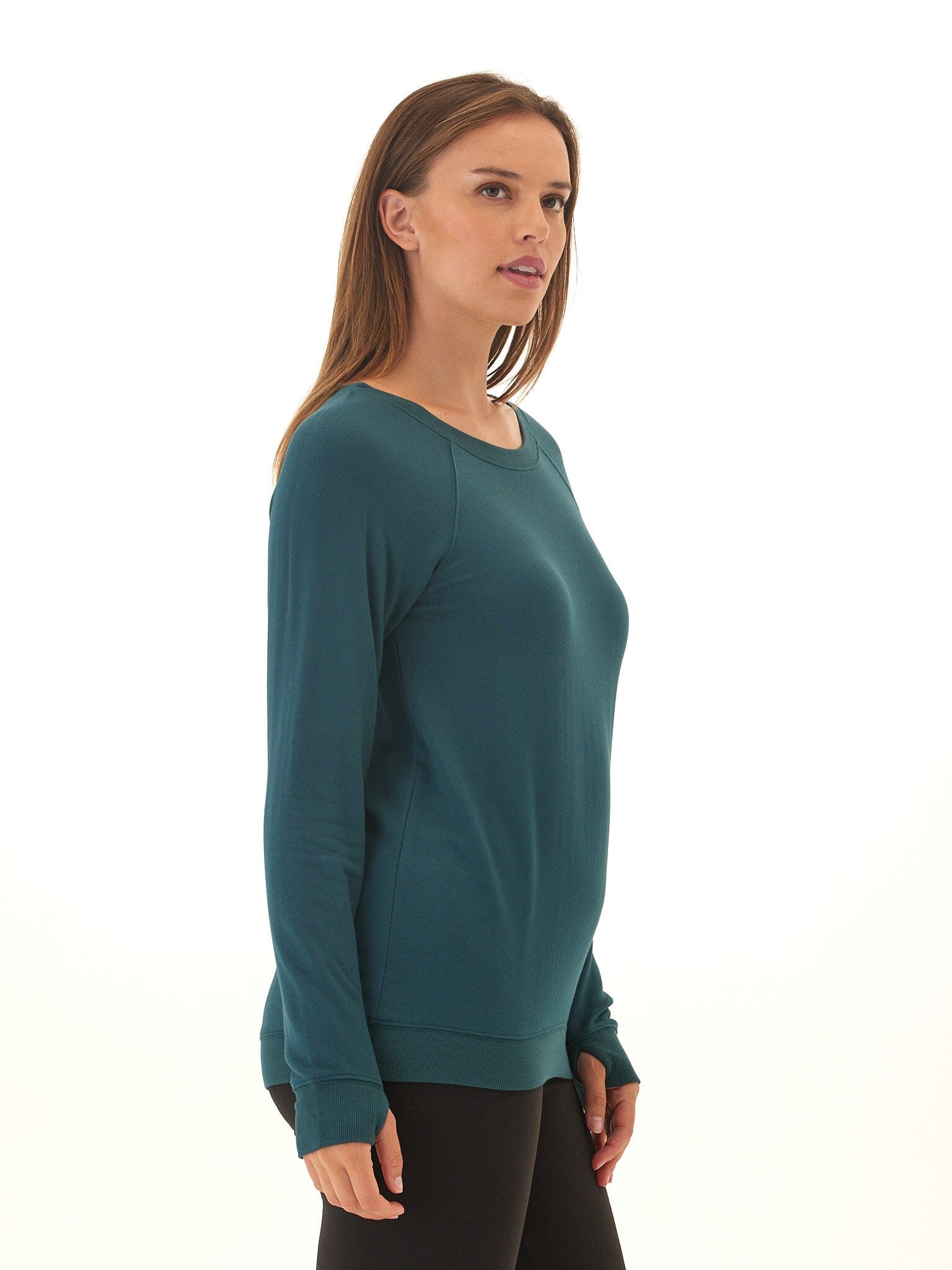 Priscilla Feather Fleece Raglan Sweatshirt