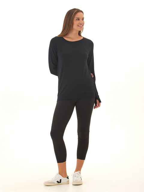 Priscilla Feather Fleece Raglan Sweatshirt