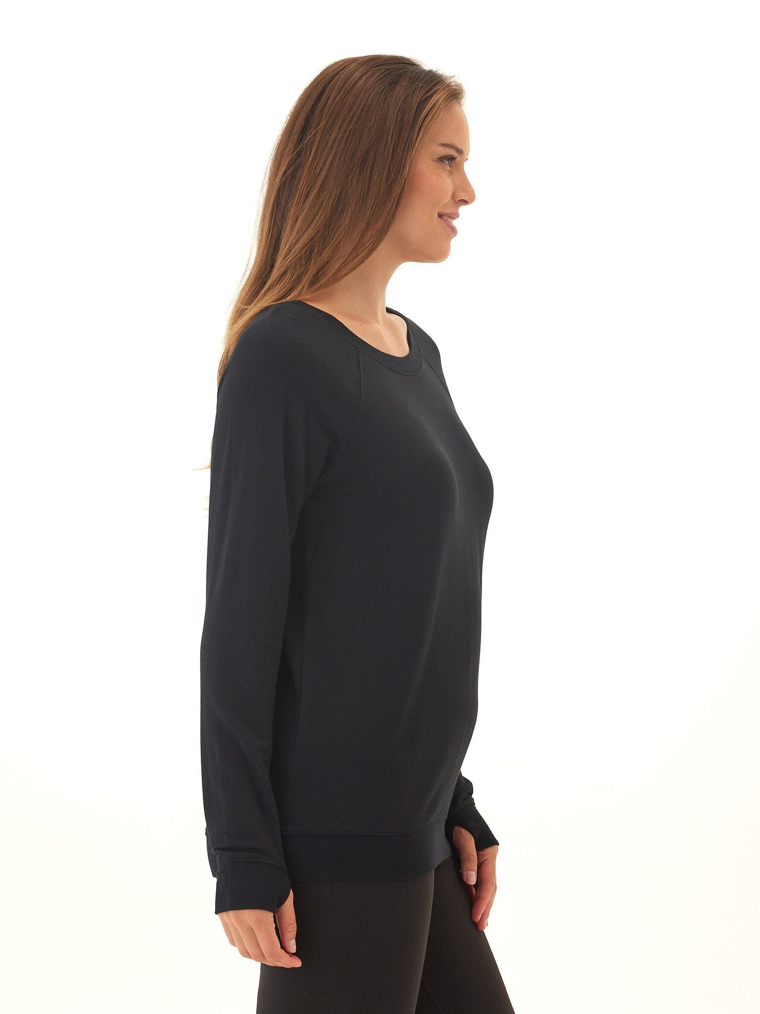 Priscilla Feather Fleece Raglan Sweatshirt