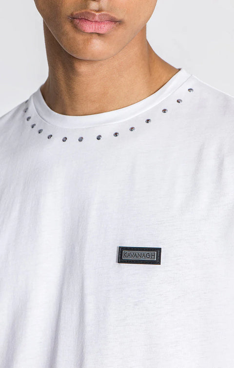 Gk White Palms Oversized Tee-Clothing - Men-Gianni Kavanagh-XS-Urbanheer