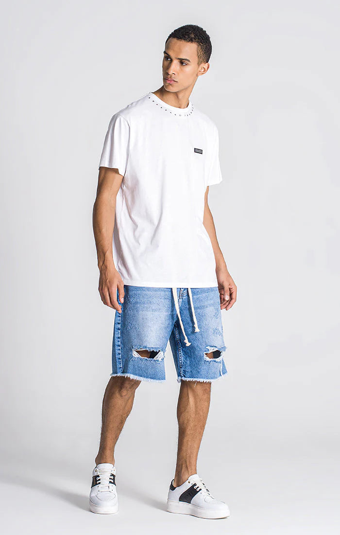 Gk White Palms Oversized Tee-Clothing - Men-Gianni Kavanagh-XS-Urbanheer