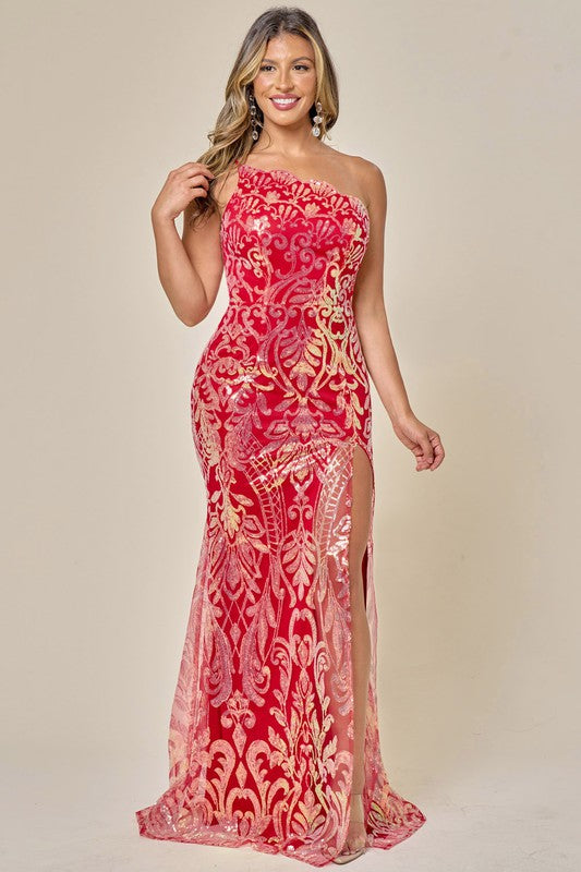 Prom Dresses, Bridesmaid, Party Dress, Gown-Dress-Maniju-S-Red-Urbanheer