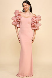 Prom,Bridesmaid Dress,Bridal,Gowns,Evening Dress Blush-Dress-Maniju-S-Urbanheer