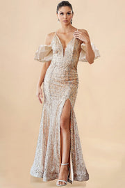 Prom,Bridesmaid Dress,Bridal,Gowns,Evening Dress Champagne-Dress-Maniju-S-Urbanheer