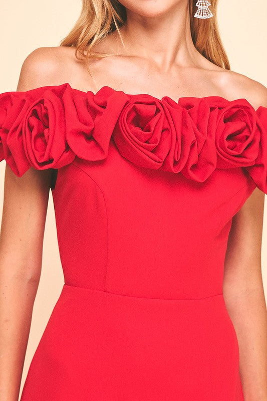 Prom,Bridesmaid Dress,Bridal,Gowns,Evening Dress Red-Dress-Maniju-S-Red-Urbanheer