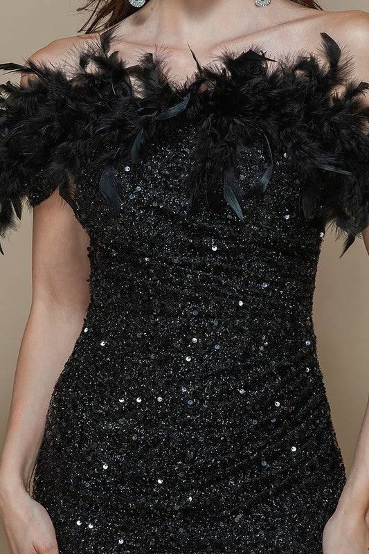 Prom,Bridesmaid Dress,Bridal,Gowns,Homecoming Black-Dress-Maniju-S-Urbanheer