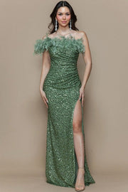 Prom,Bridesmaid Dress,Bridal,Gowns,Homecoming Olive-Dress-Maniju-S-Urbanheer