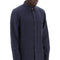 Ps Paul Smith Linen Button-Down Shirt For-men > clothing > shirts-PS Paul Smith-l-Blue-Urbanheer
