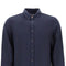 Ps Paul Smith Linen Button-Down Shirt For-men > clothing > shirts-PS Paul Smith-l-Blue-Urbanheer
