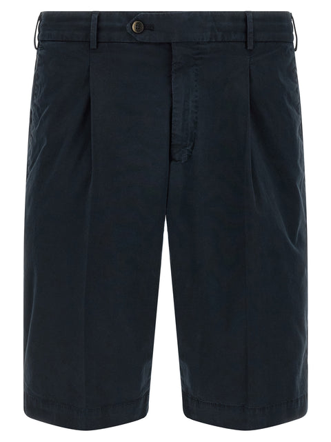Pt Torino Stretch Cotton Bermuda Shorts