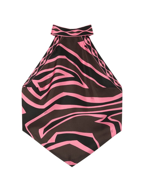 Pucci Printed silk top
