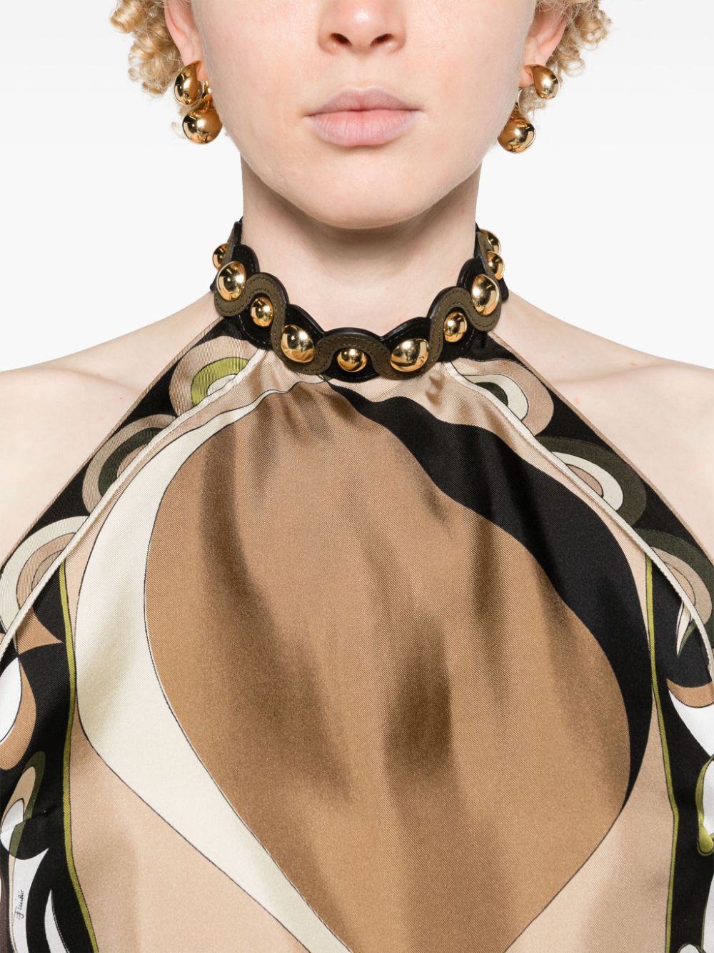 Pucci Top Green-women > clothing > topwear-Pucci-XS-Green-Urbanheer