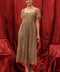 Puff Sleeve Corset Tiered Organza Midi Dress MOCHA-Dress-Blu Pepper-S-MOCHA-Urbanheer