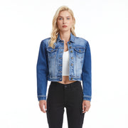 Puffy Long Sleeve Denim Jacket RAF-Jacket-BAYEAS-XS-RAF-Urbanheer