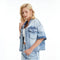 Puffy Short Sleeve Denim Jacket-Jacket-BAYEAS-S-MEDIUM-Urbanheer