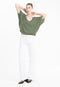 Pull col V cachemire kaki militaire femme - RIA 25-col v femme-Studio Cashmere8-S-M-SC8-01120-kaki militaire-Urbanheer