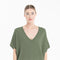 Pull col V cachemire kaki militaire femme - RIA 25-col v femme-Studio Cashmere8-S-M-SC8-01120-kaki militaire-Urbanheer