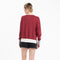 Pull col V oversize ultrafin cachemire et laine rouge/ violet/ blanc femme - KELLY 10-col v femme-Studio Cashmere8-S-M-SC8-01055-rouge/violet/blanc-Urbanheer