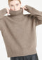 Pull col cheminé cachemire 10 fils taupe femme - MIA 9-col cheminé femme-Studio Cashmere8-XL-SC8-00372-taupe-Urbanheer