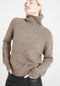 Pull col cheminé cachemire 10 fils taupe femme - MIA 9-col cheminé femme-Studio Cashmere8-XL-SC8-00372-taupe-Urbanheer
