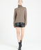 Pull col cheminé cachemire 10 fils taupe femme - MIA 9-col cheminé femme-Studio Cashmere8-XL-SC8-00372-taupe-Urbanheer