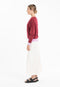 Pull col rond oversize ultrafin cachemire et laine rouge/ lavande femme - KELLY 3-col rond femme-Studio Cashmere8-S-M-SC8-01036-rouge/lavande-Urbanheer