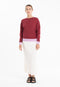 Pull col rond oversize ultrafin cachemire et laine rouge/ lavande femme - KELLY 3-col rond femme-Studio Cashmere8-S-M-SC8-01036-rouge/lavande-Urbanheer