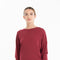 Pull col rond oversize ultrafin cachemire et laine rouge/ lavande femme - KELLY 3-col rond femme-Studio Cashmere8-S-M-SC8-01036-rouge/lavande-Urbanheer