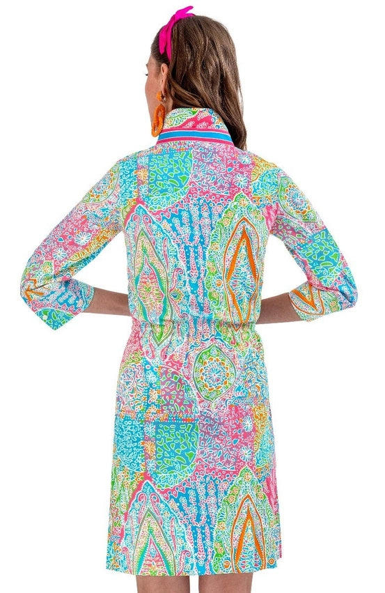 Pulley Dress Grand Bazaar-Dress-Gretchen Scott LLC-XS-Brights-Urbanheer